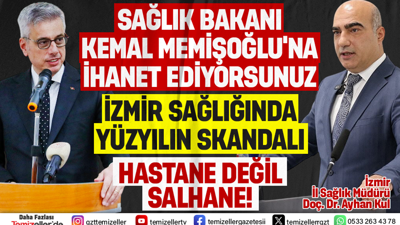 İZMİR’İN SAĞLIĞINDA ORTA ÇAĞ MANZARALARI